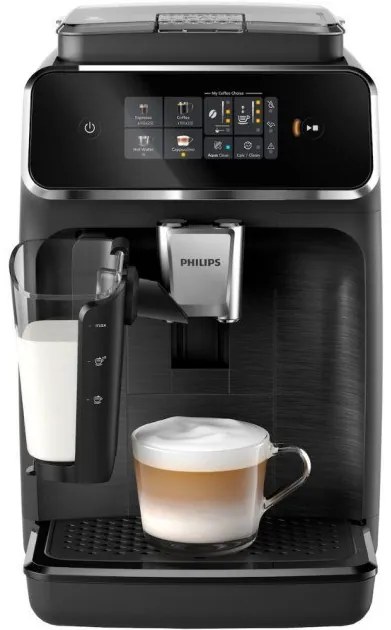 Καφετιέρα Espresso 1500W Μαύρο-Χρώμιο Series 2300 PHIEP2330-10 Philips PHIEP2330-10