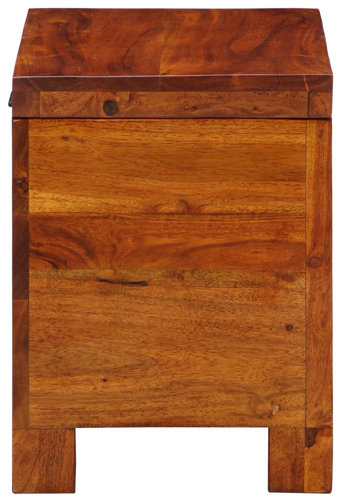 vidaXL Κιβώτιο Αποθήκευσης Καφέ 50x30x40 εκ από Μασίφ Ξύλο Ακακίας