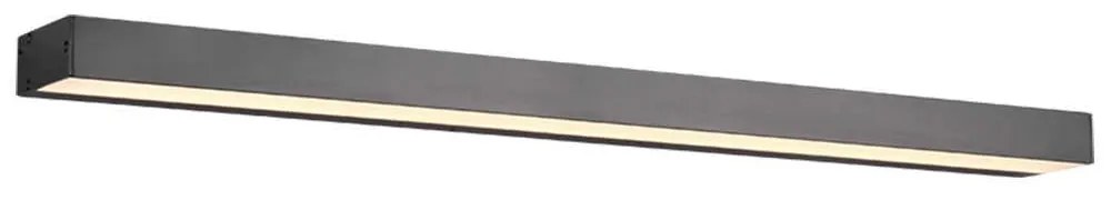 Φωτιστικό Τοίχου - Απλίκα Rocco 283919032 13W Led 90x3,6cm Black Mat Trio Lighting Αλουμίνιο