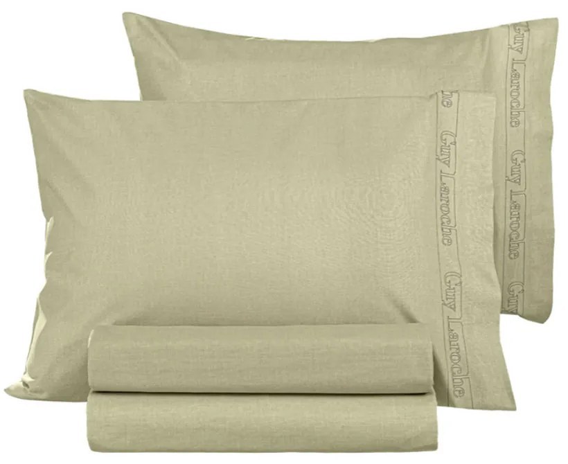 Σεντόνι King Size Επίπεδο (270x280) Guy Laroche Color Plus Λαχανί