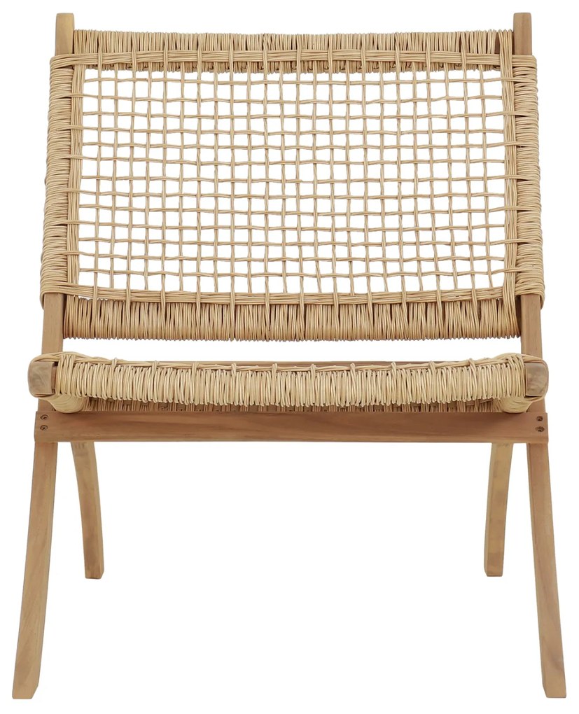 ΚΑΡΕΚΛΑ ΑΝΑΔΙΠΛΟΥΜΕΝΗ FERMO HM6243.01 ΞΥΛΟ ΑΚΑΚΙΑΣ ΦΥΣΙΚΟ-ΣΥΝΘ.WICKER 60x76x72Υεκ.