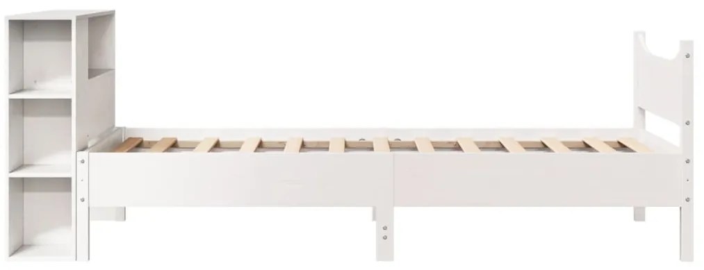 vidaXL Σκελετός Κρεβ. Χωρίς Στρώμα Λευκό 90x200 εκ Μασίφ Πεύκο