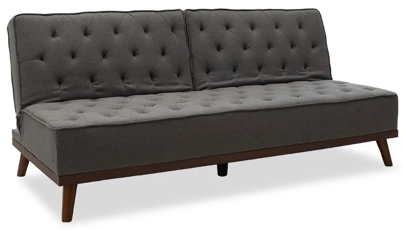 Καναπές - κρεβάτι Marco 3θέσιος με γκρι ύφασμα 180x80x80εκ Υλικό: FABRIC 074-000006