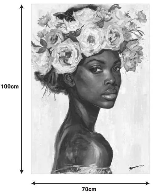 Πίνακας σε καμβά Fleri Inart 70x3.5x100εκ