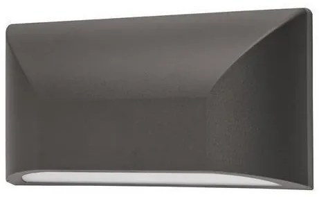 Απλίκα Φωτιστικό Τοίχου LED 6W 4000Κ IP65 Slim Pro Eurolamp-145-52077-Ανθρακί 145-52077
