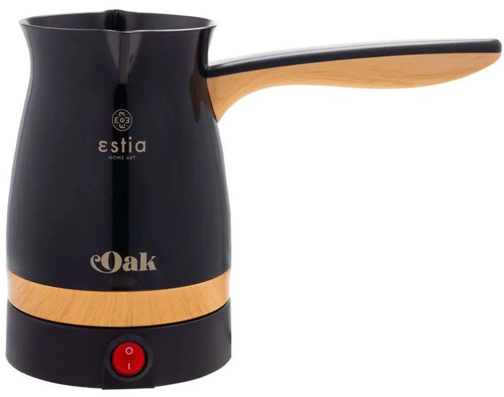 Μπρίκι Ηλεκτρικό Oak 06-19013 11,5x23x17cm 750ml 800W Oak-Black Estia