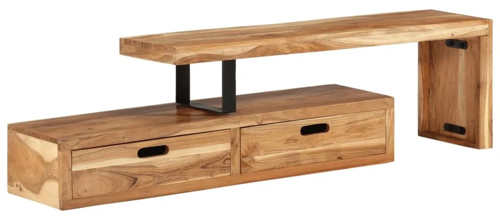 vidaXL Βάση Τηλεόρασης (118-200) x 30x40 εκ. από Μασίφ Ξύλο Ακακίας