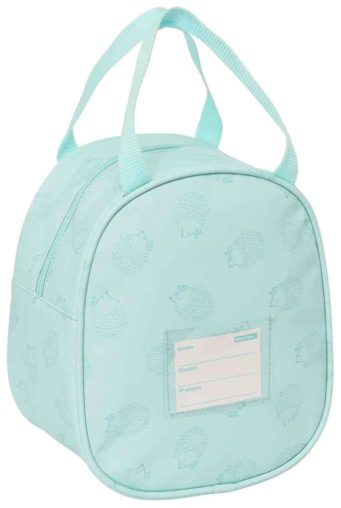 θερμική Θήκη Μεταφοράς Σνακ Safta Erizo 19 x 22 x 14 cm Τυρκουάζ