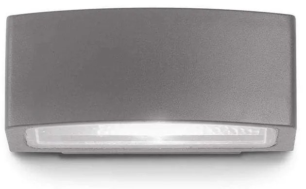 Φωτιστικό Τοίχου-Απλίκα Andromeda 061580 22x8,5x12cm 1xE27 60W Anthracite Ideal Lux
