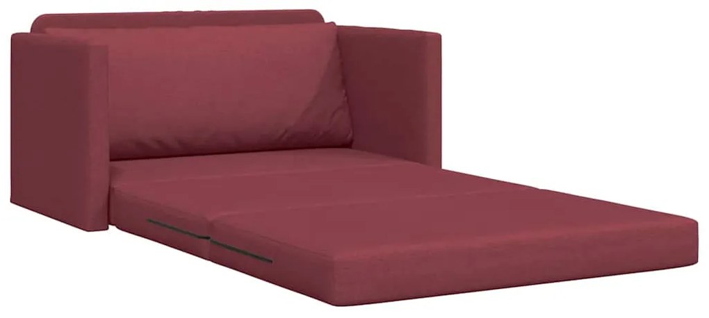 vidaXL Κρεβάτι καναπές Κόκκινο 124 x 71 x 78 εκ ύφασμα