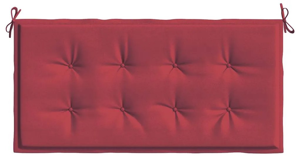 vidaXL Μαξιλάρι Πάγκου Κήπου Μπορντό 120x50x4 εκ. Ύφασμα Oxford