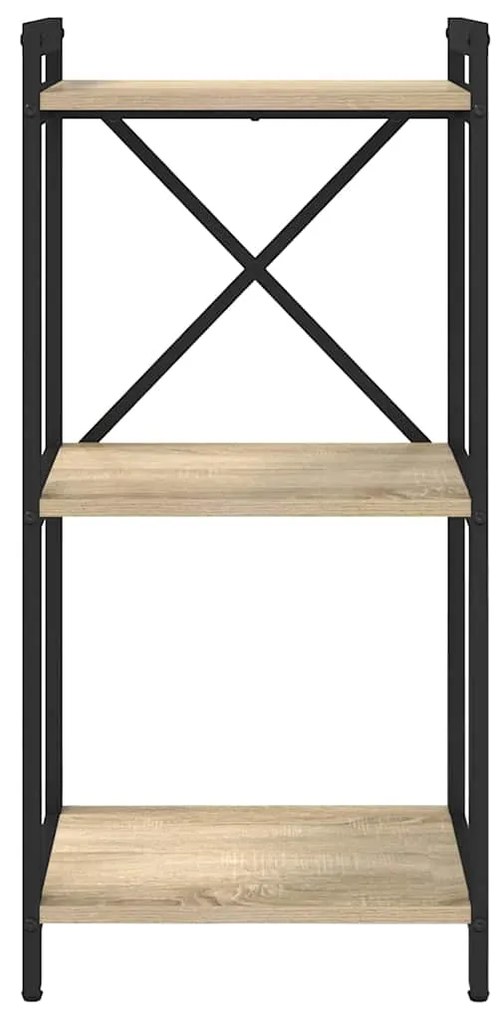 vidaXL Ράφι Βιβλίων Δρύς Sonoma 40 x 30 x 85 εκ Επεξεργασμένο ξύλο