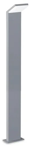 Επιδαπέδιο Φωτιστικό 1m LED 9W IP54 4000K Style Ideal Lux-322353-Γκρι 322353