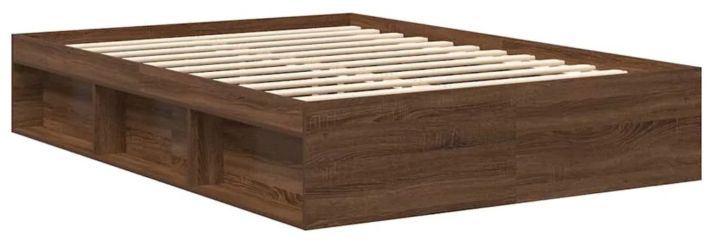 vidaXL Πλαίσιο Κρεβατιού Καφέ Δρυς 160 x 200 εκ.