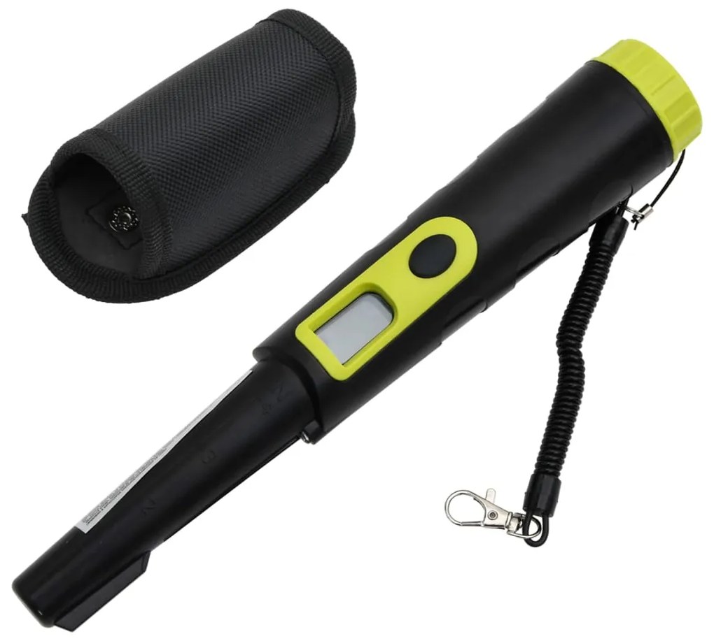 vidaXL Ανιχνευτής Μετάλλων Pinpointer με Οθόνη LCD Μαύρος και Κίτρινος