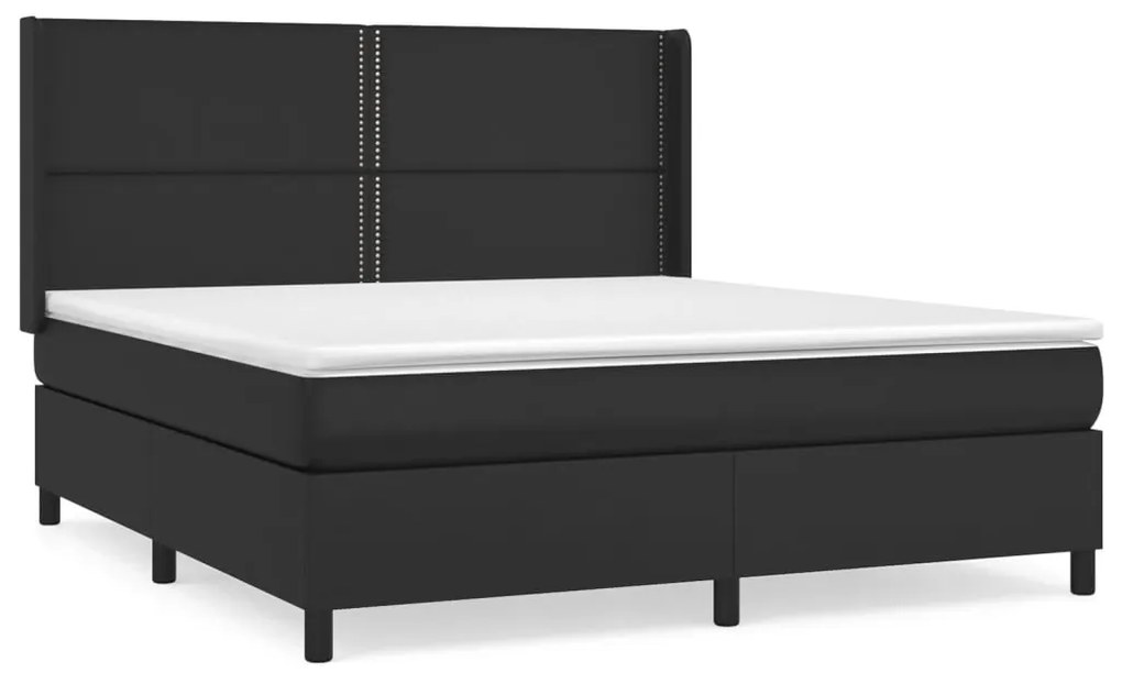 ΚΡΕΒΑΤΙ BOXSPRING ΜΕ ΣΤΡΩΜΑ ΜΑΥΡΟ 180X200ΕΚ.ΑΠΟ ΣΥΝΘΕΤΙΚΟ ΔΕΡΜΑ 3132453