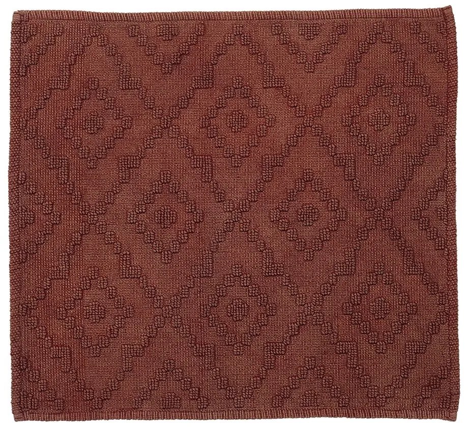 Πατάκι Μπάνιου Βαμβακερό 60x60cm Sealskin Aztec Dark Pink 800100