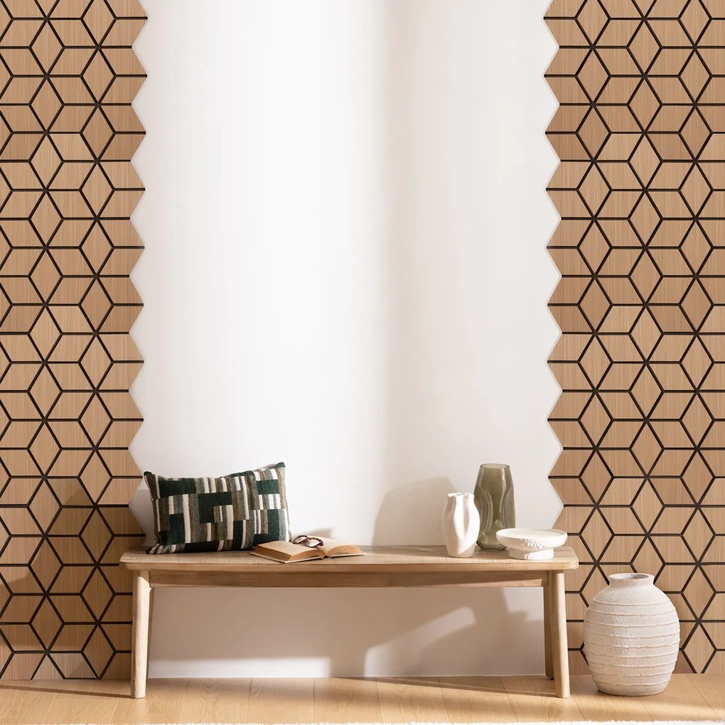 3D Πάνελ Τοίχου Ξύλινο (56x69) A-S Clint 212911