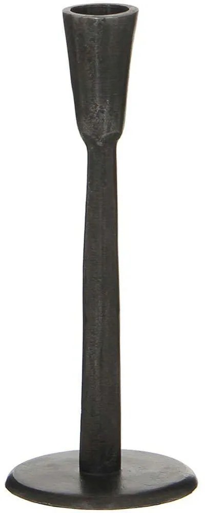 Κηροπήγιο Αλουμινένιο 3020-3 8x8x21cm Grey Supergreens Aluminium