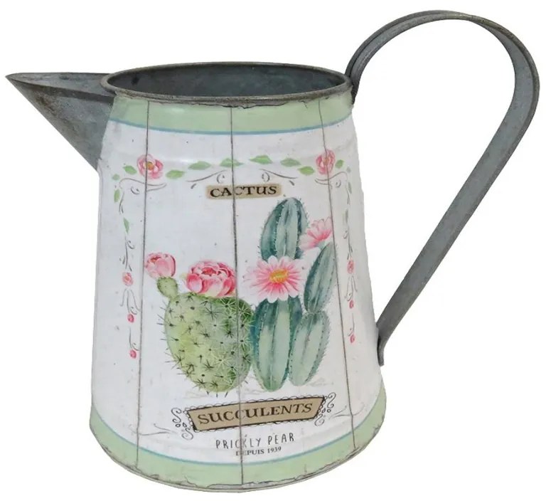 Artekko Pitcher Διακοσμητική  Κανάτα Τσίγκινη Πολύχρωμη (19x13x21)cm