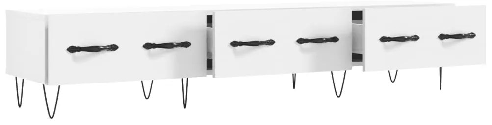 vidaXL Έπιπλο Τηλεόρασης Λευκό 150x36x30 εκ. από Επεξεργασμένο Ξύλο