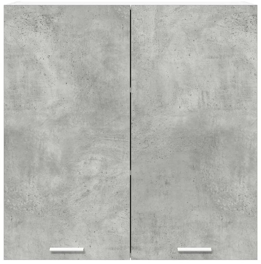 vidaXL Κρεμαστό ντουλάπι με αποθήκευση Σκυρόδεμα Γκρι 80 x 31 x 80 εκ.