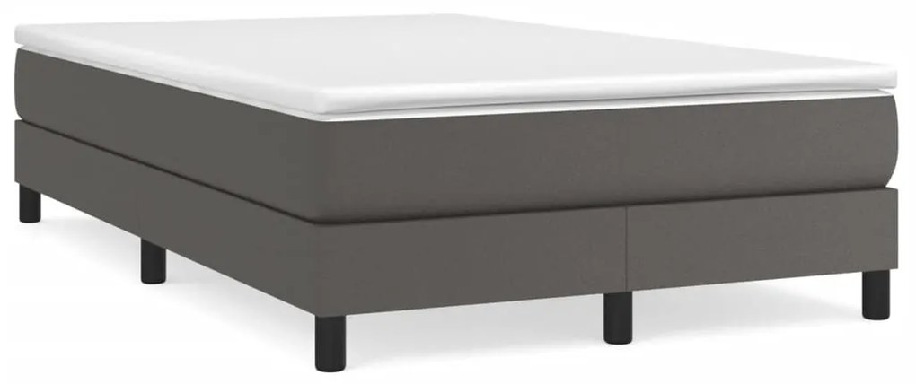 ΠΛΑΙΣΙΟ ΚΡΕΒΑΤΙΟΥ BOXSPRING ΓΚΡΙ 120X200 ΕΚ. ΣΥΝΘΕΤΙΚΟ ΔΕΡΜΑ 3120692