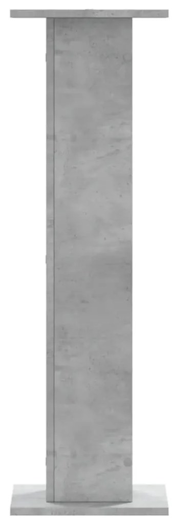 vidaXL Βάσεις Ηχείων 2 Τεμ. Γκρι Σκυρ. 30x30x95 εκ. Επεξ. Ξύλο