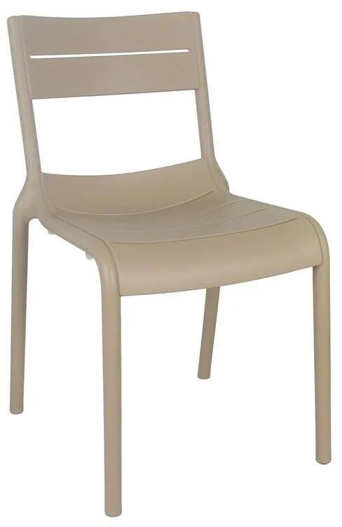 Ε3806,2 SERENA Καρέκλα Στοιβαζόμενη PP - UV Cappuccino Μπεζ-Tortora-Sand-Cappuccino,  PP - PC - ABS, , 1 Τεμάχιο