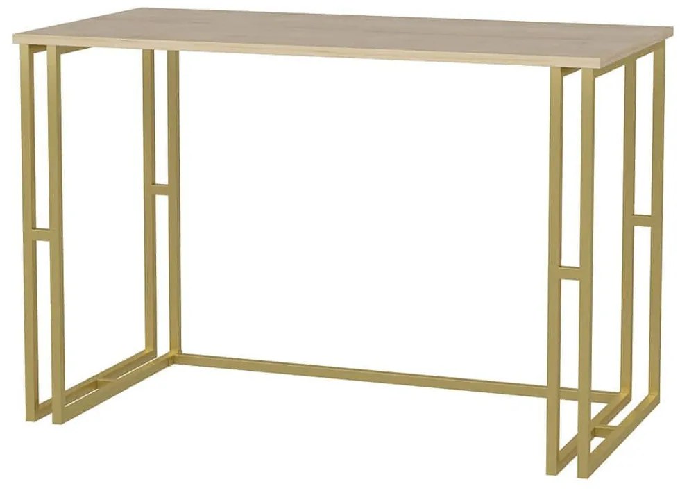 Γραφείο Kane 322RTC1454 120x60x74,8cm Gold-Oak