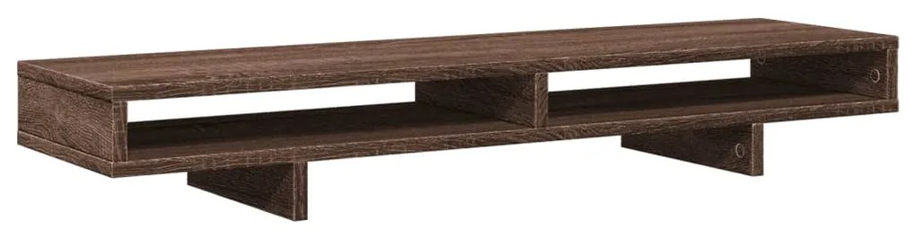 vidaXL Βάση Οθόνης Καφέ Δρυς 100x27x15 εκ. από Επεξ. Ξύλο