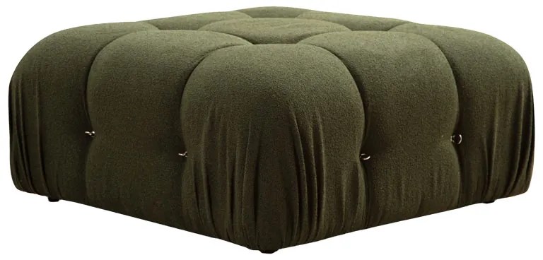 Πολυμορφικός καναπές Divine με ύφασμα σε χρώμα πράσινο 288/190x75εκ