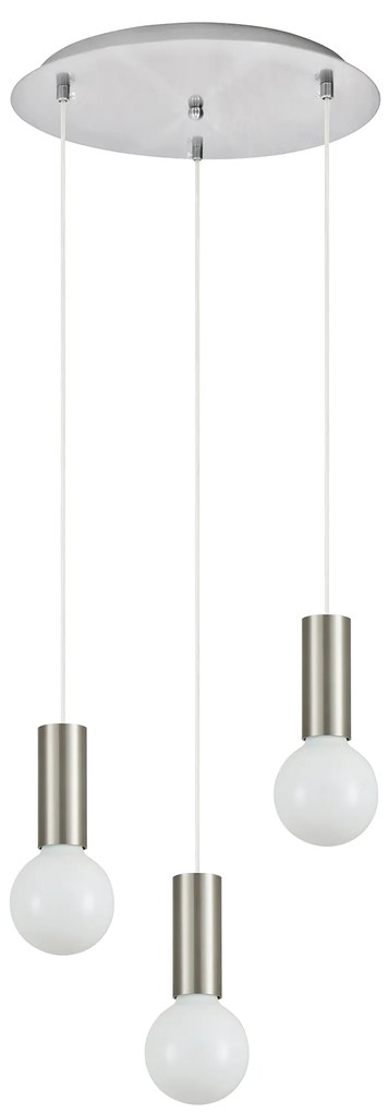 SE21-NM-4-3NM ADEPT TUBE Nickel Matt Pendant+