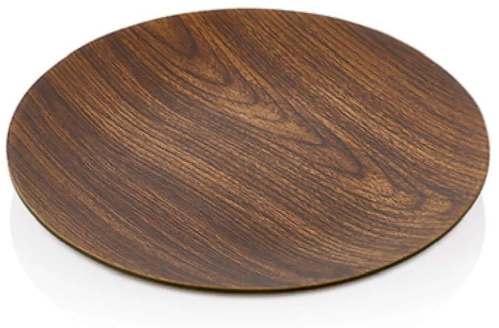 Πιάτο Ρηχό 10295 31cm Brown Evelin Polystyrene