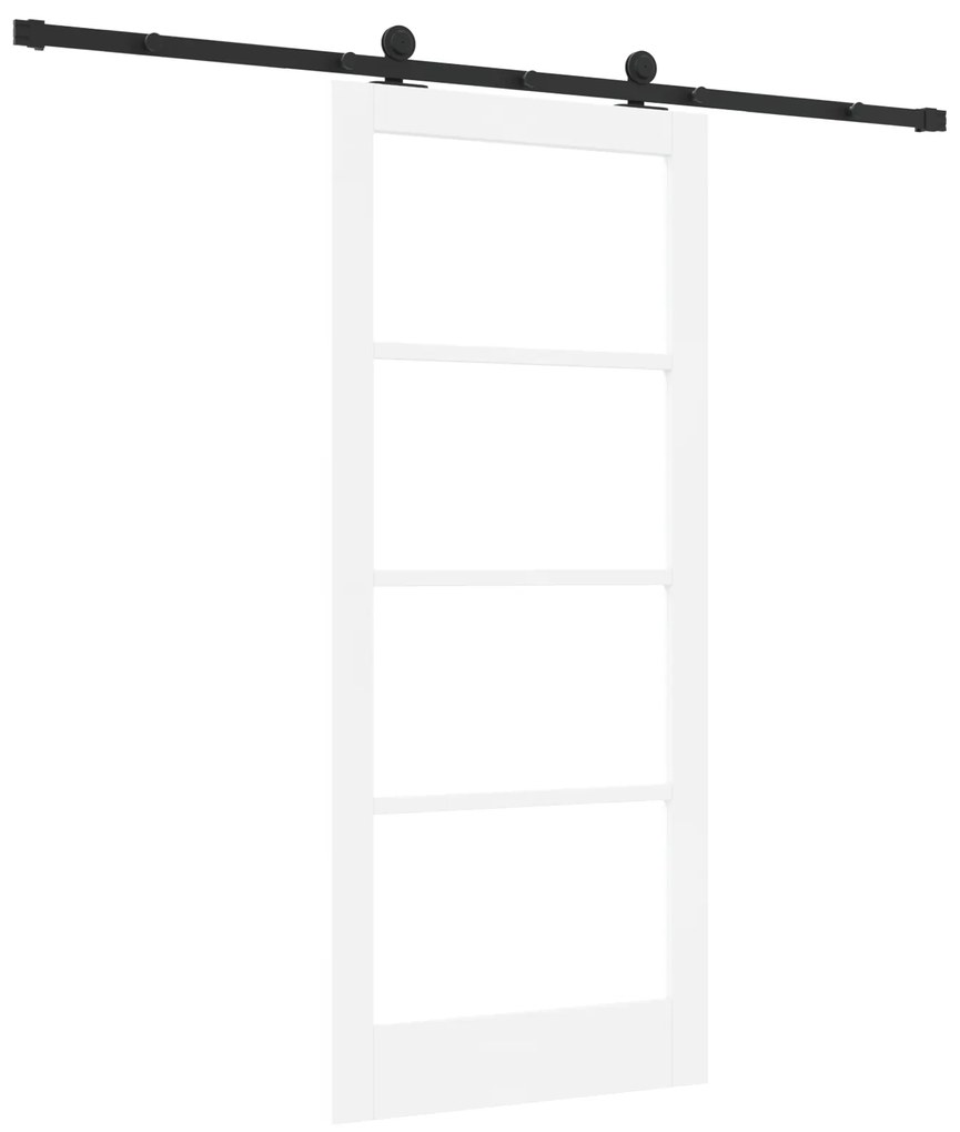 vidaXL Συρόμενη Πόρτα με Σετ Υλικών 'ORKDAL' Λευκή 86x198.5 εκ.