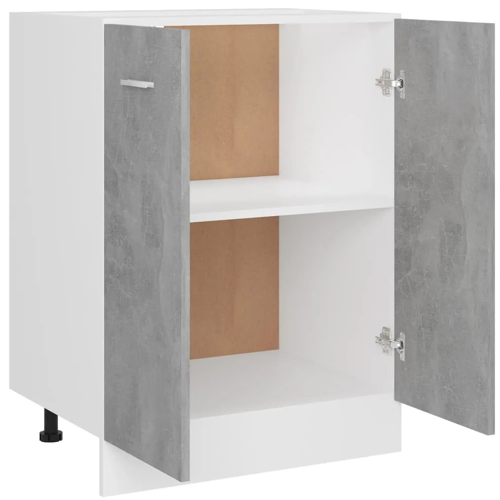 vidaXL Ντουλάπι "Lyon" Γκρι από Σκυρόδεμα 60x46x81,5 εκ. από Τεχνητό Ξύλο