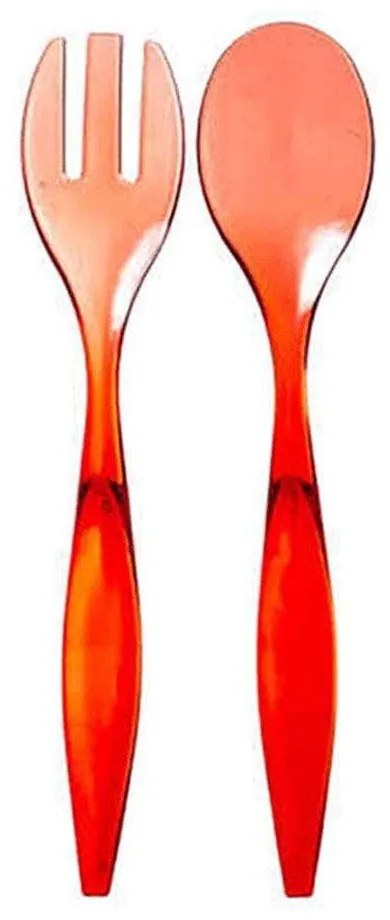 Κουτάλες Σερβιρίσματος (Σετ 2Τμχ) 07.150012A 6x29,5cm Red Πλαστικό