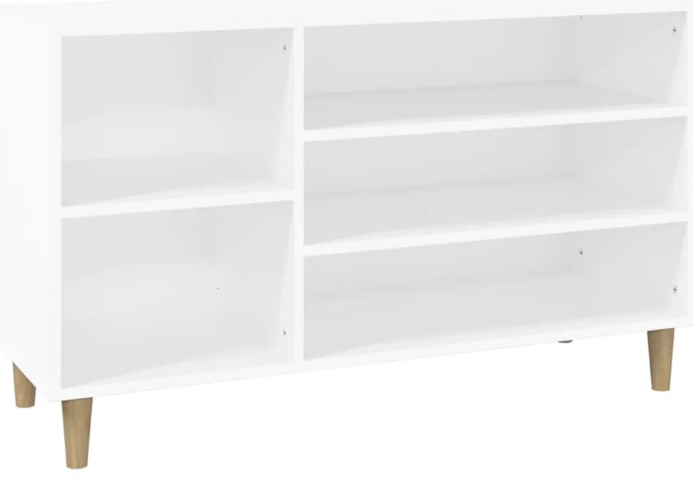 vidaXL Παπουτσοθήκη Λευκή 102x36x60 εκ. από Επεξεργασμένο Ξύλο