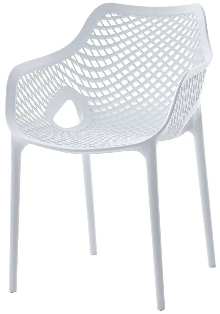 Πολυθρόνα Πολυπροπυλένιου 251435 61x56x80cm White