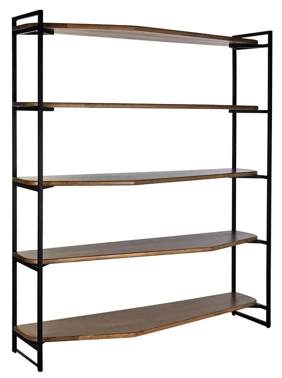 Ράφια DKD Home Decor Μαύρο Φυσικό Μέταλλο Ξύλο από Μάνγκο 150 x 40 x 181 cm