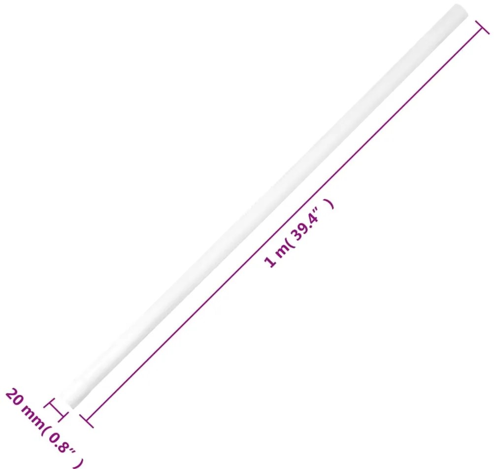 vidaXL Κανάλι Καλωδίων Ø20 χιλ. 10 μ. από PVC