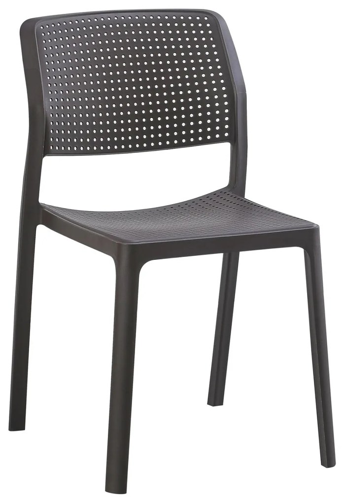 Καρέκλα COMFEE C6101.09 Πολυπροπυλενίου Καφέ 41x57x82Υ εκ. 41x57x82 εκ.