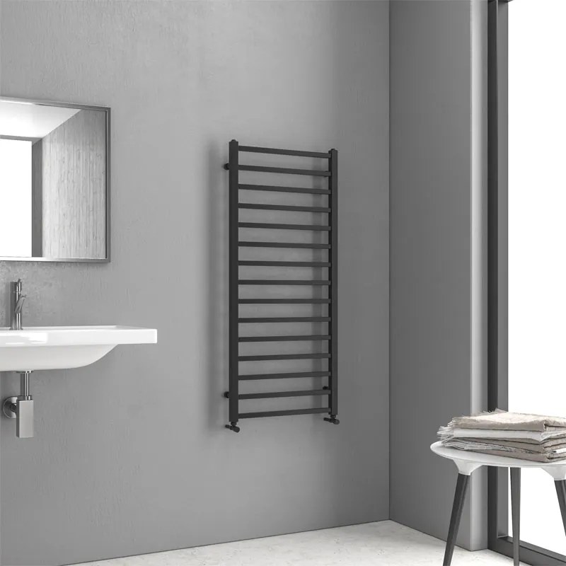 KARAG  KARNAK Θερμαντικό σώμα μπάνιου Black Matt KARNAK 1000 KARAG 8,5x50x100cm KARAG-5206836067971