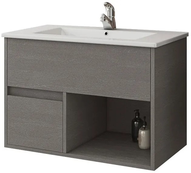 Πάγκος κρεμαστός Drop Sorrento 75-Τσιμέντο