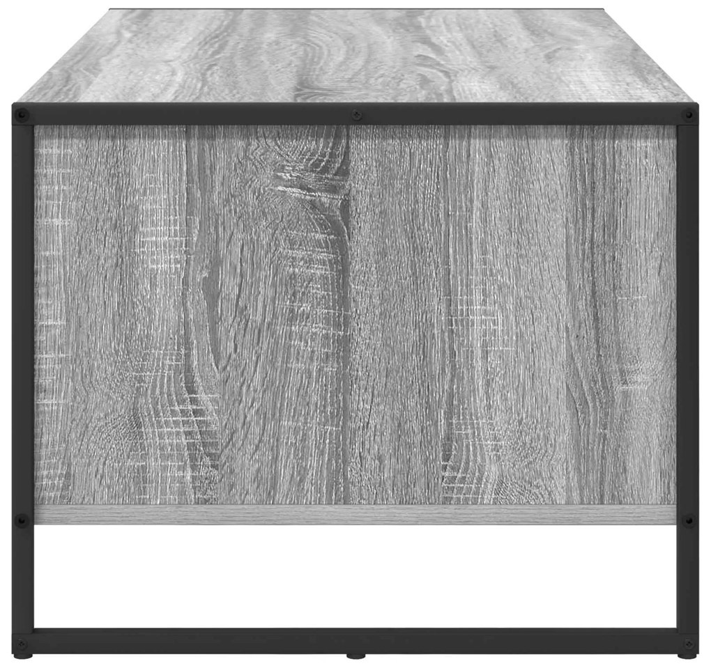 vidaXL Τραπεζάκι σαλονιού Γκρίζο Σονομα 80 x 50 x 40 cm