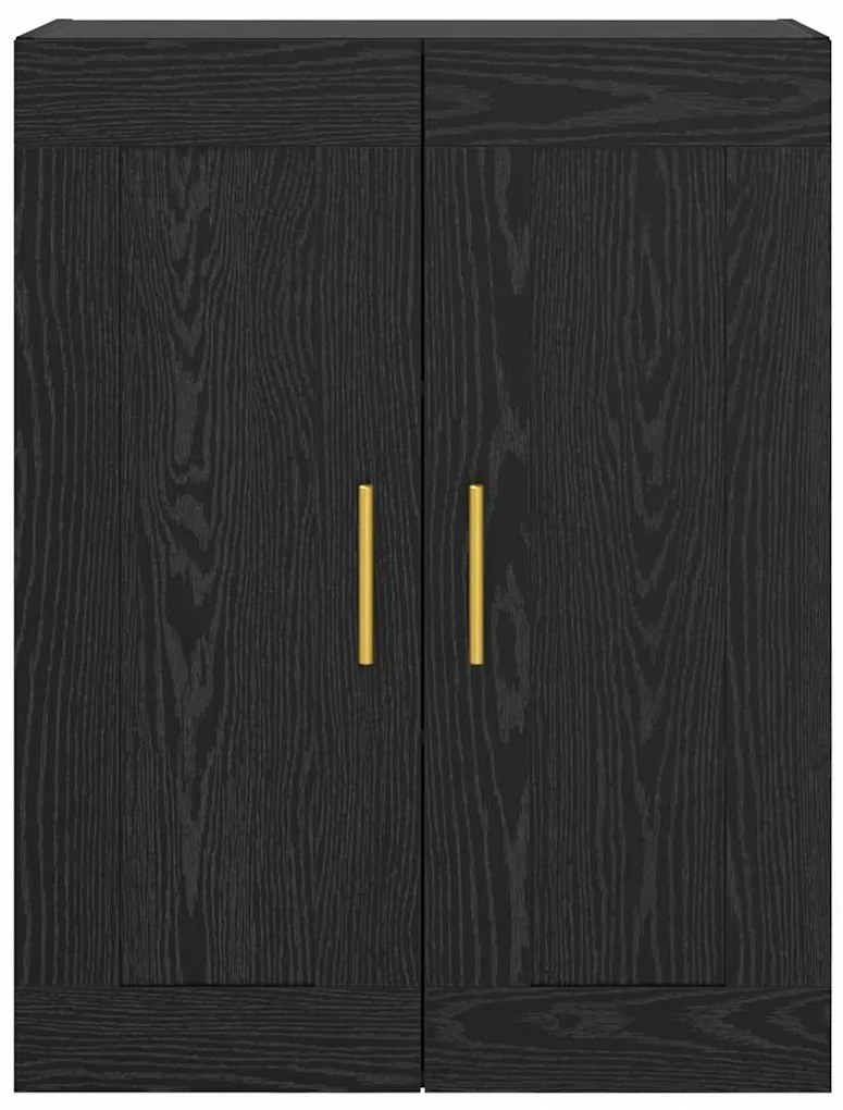 vidaXL Επιτοίχιο ντουλάπι Μαύρη Οξυά 69,5 x 34 x 90 εκ.