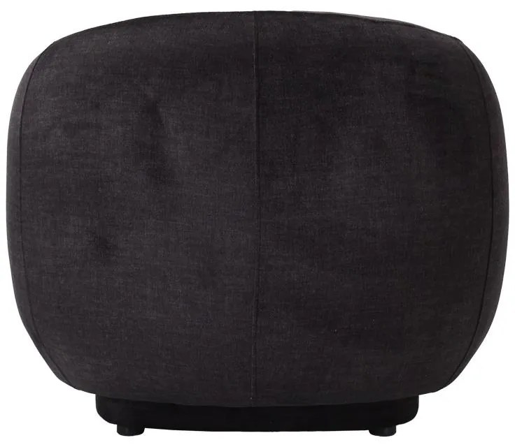 Πολυθρόνα Freya ύφασμα σε ανθρακί απόχρωση 93x87x76εκ 93x87x76 εκ.