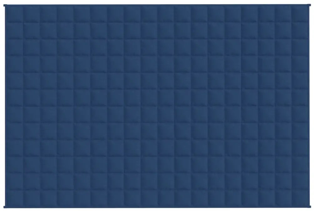 vidaXL Κουβέρτα Βαρύτητας Μπλε 135 x 200 εκ. 10 κ. Υφασμάτινη