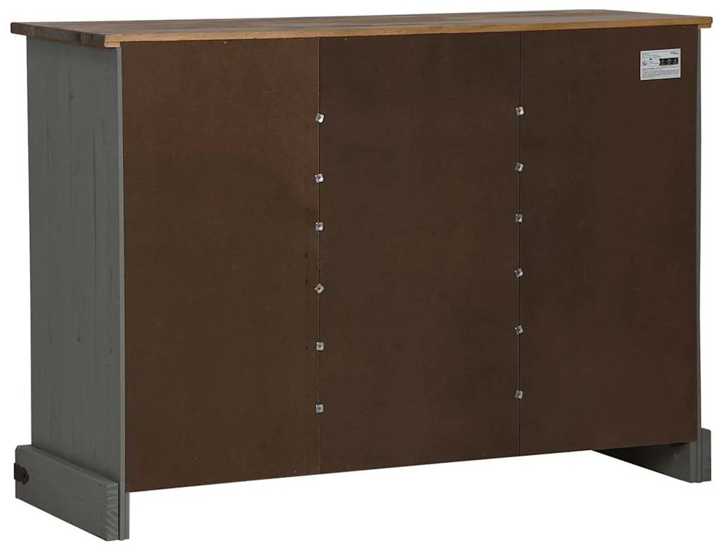 vidaXL Sideboard HALDEN 2 συρόμενες πόρτες γκρι 112x40x80 cm