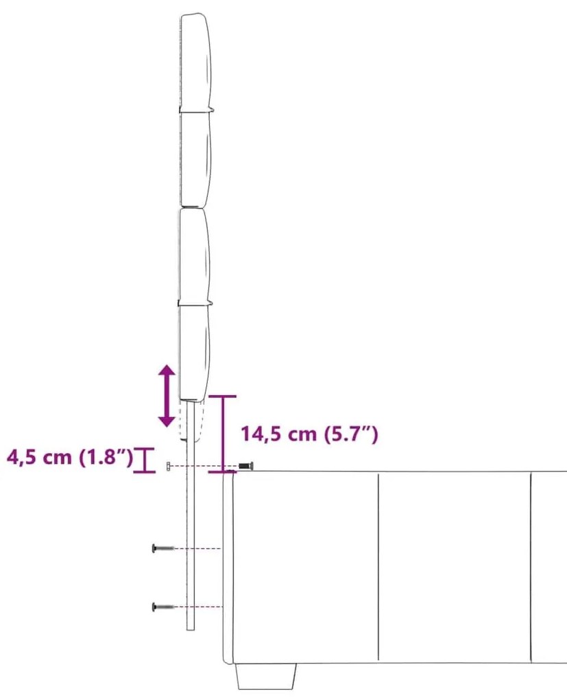 Κρεβάτι Boxspring με Στρώμα Σκούρο Γκρι 80x200 εκ. Υφασμάτινο - Γκρι